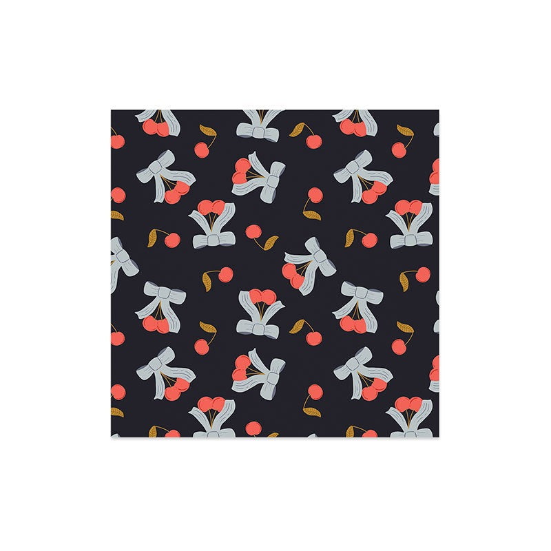 Jennifer Labre Cherries and Bows Art Print