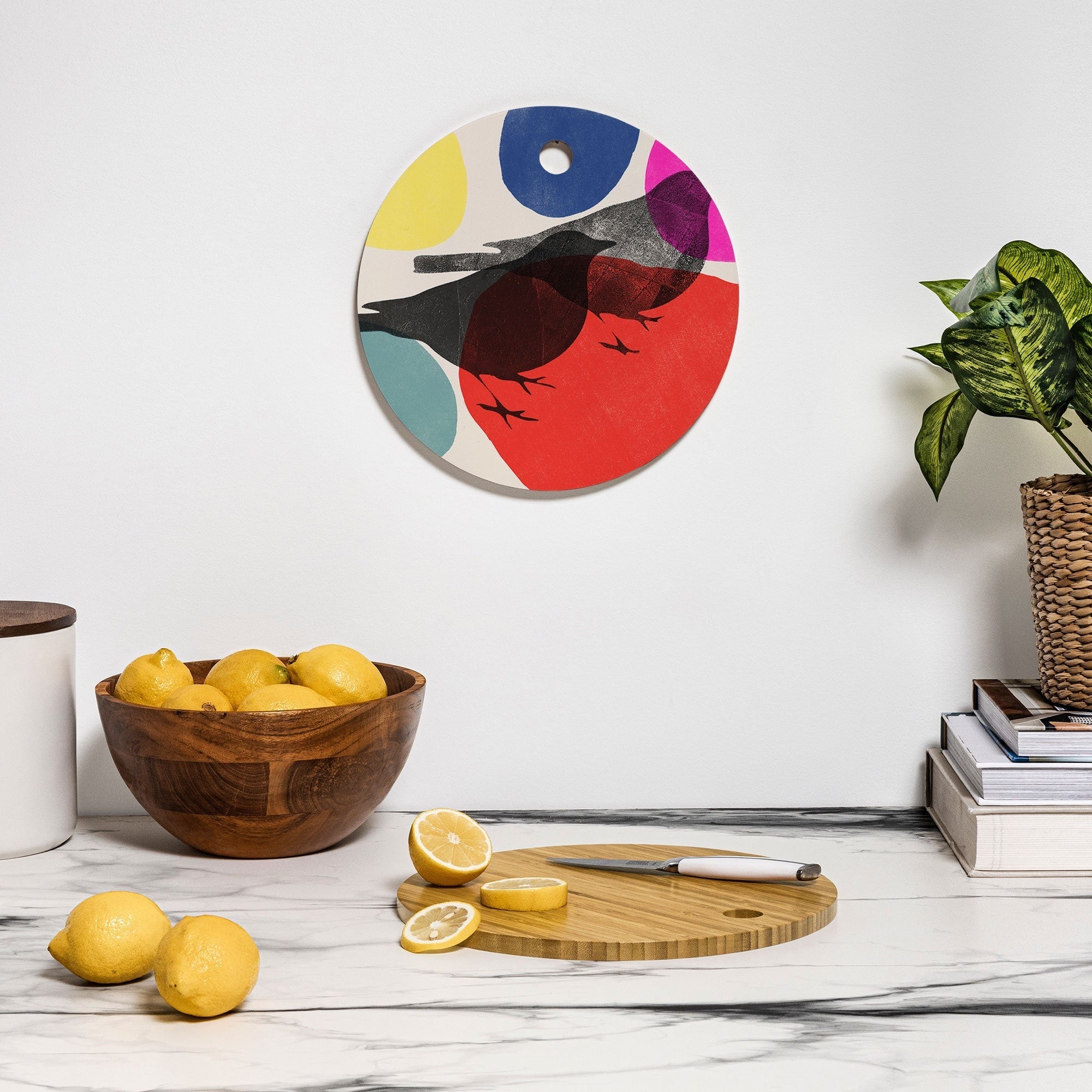 Garima Dhawan wild 2d Cutting Board Round