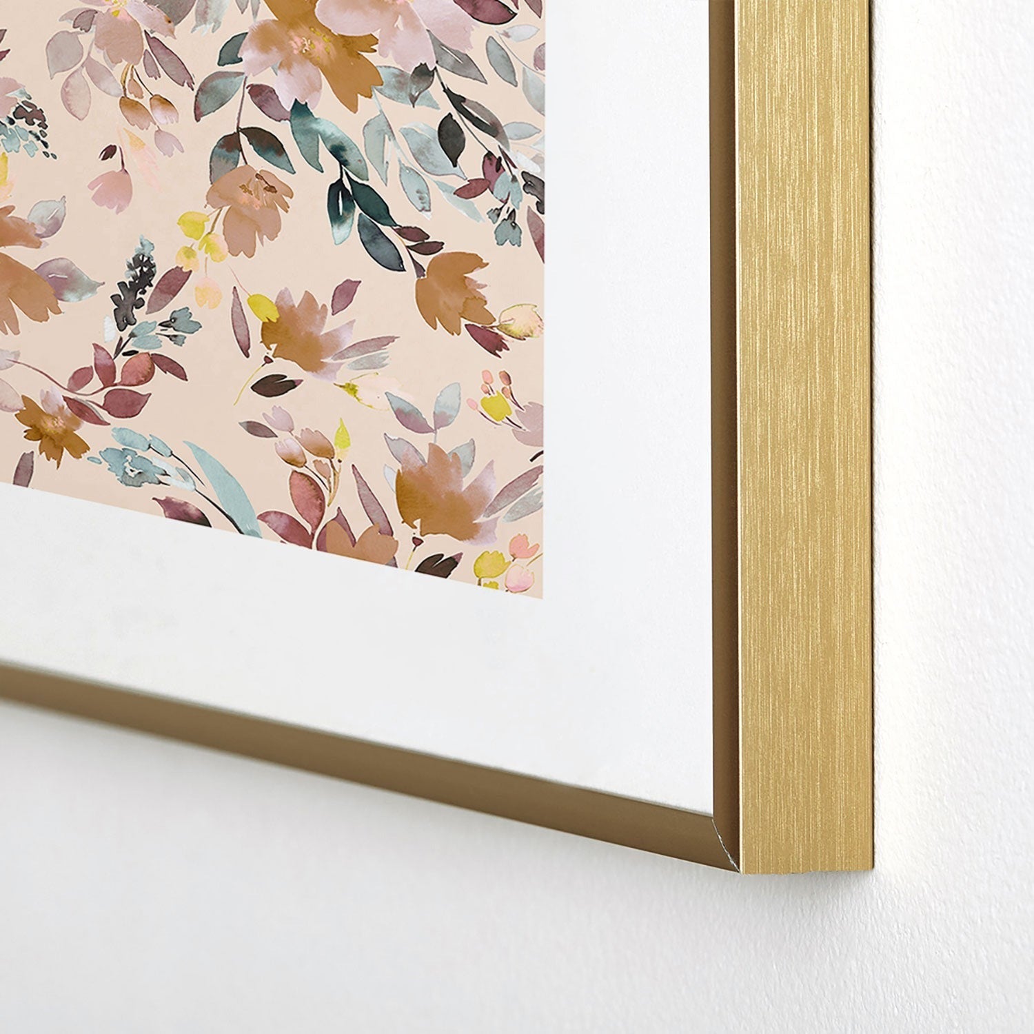 Ninola Design Botanic Retreat Floral Oleander Whimsical Soft Pink Metal Framed Art Print