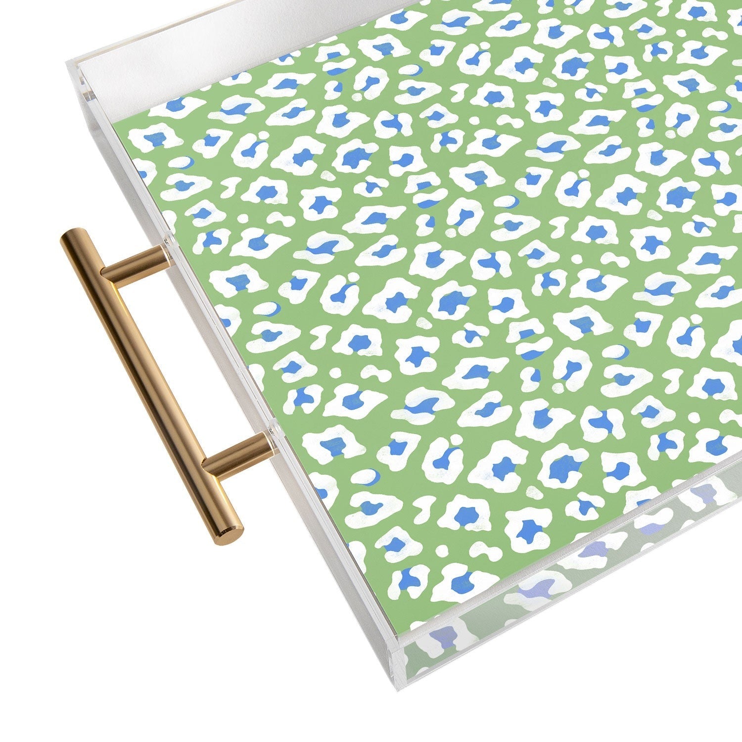 Avenie BR Cheetah Print Acrylic Tray