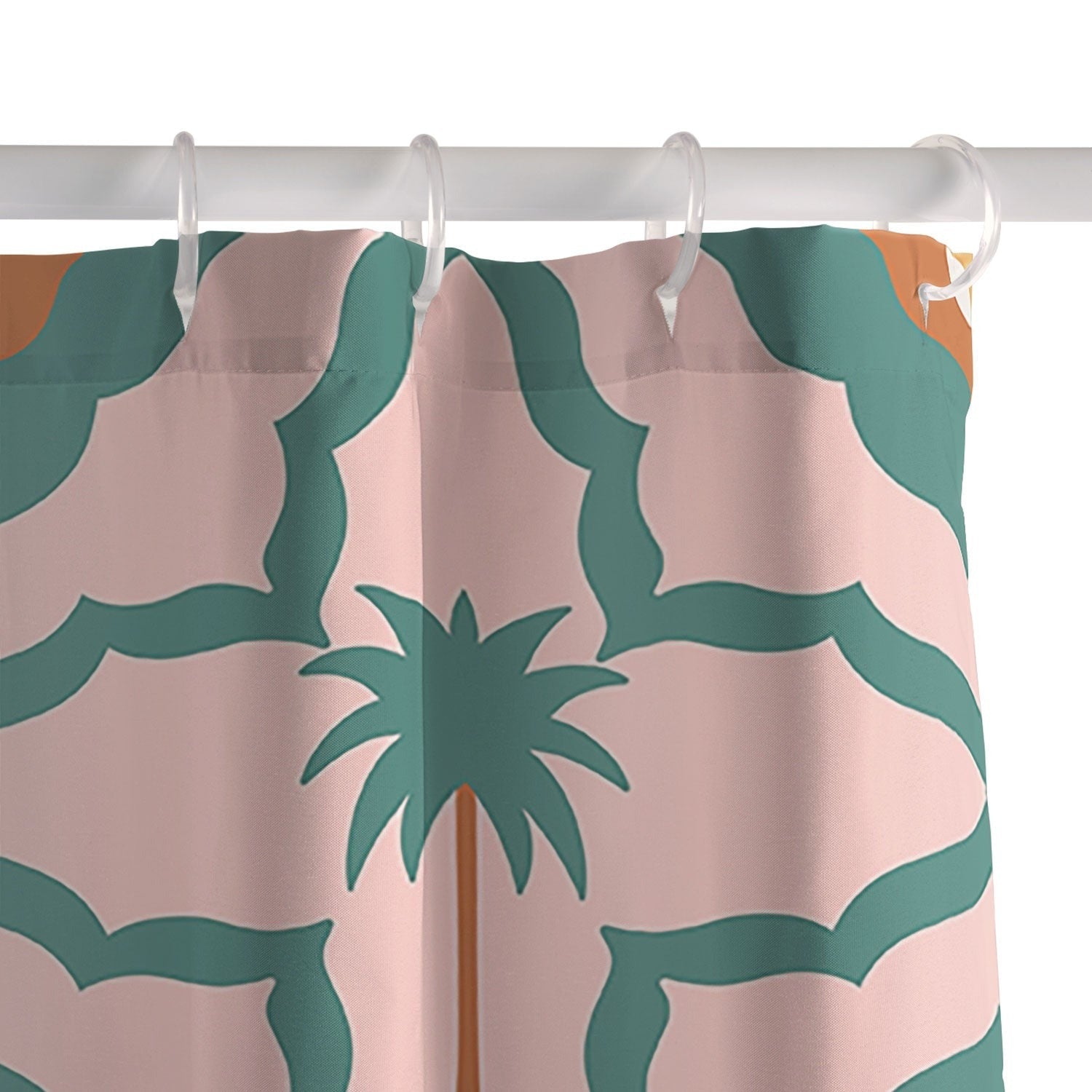 Design by Spark Mid Mod Palm Springs Shower Curtain