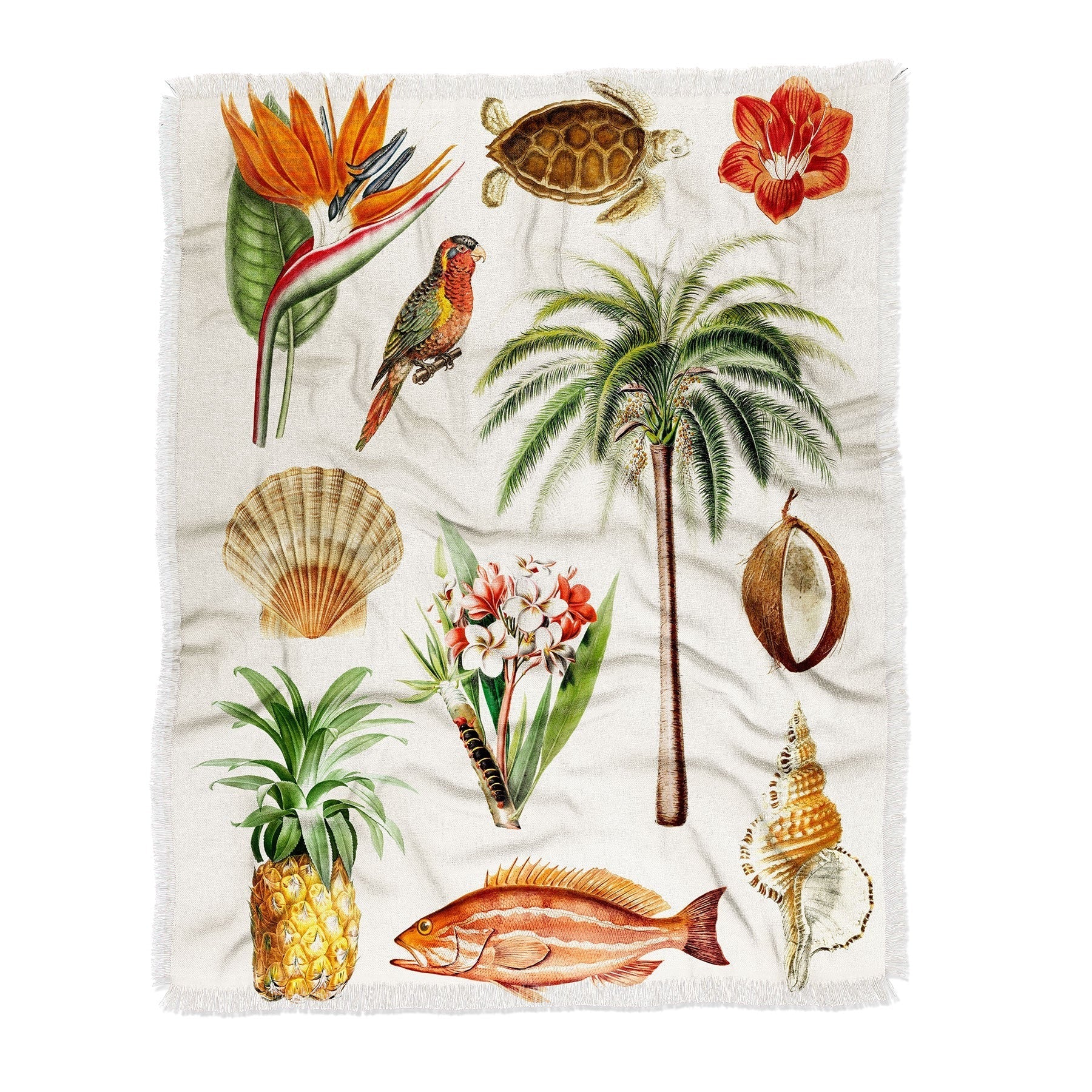 Gal Design Hawaii Collection Throw Blanket