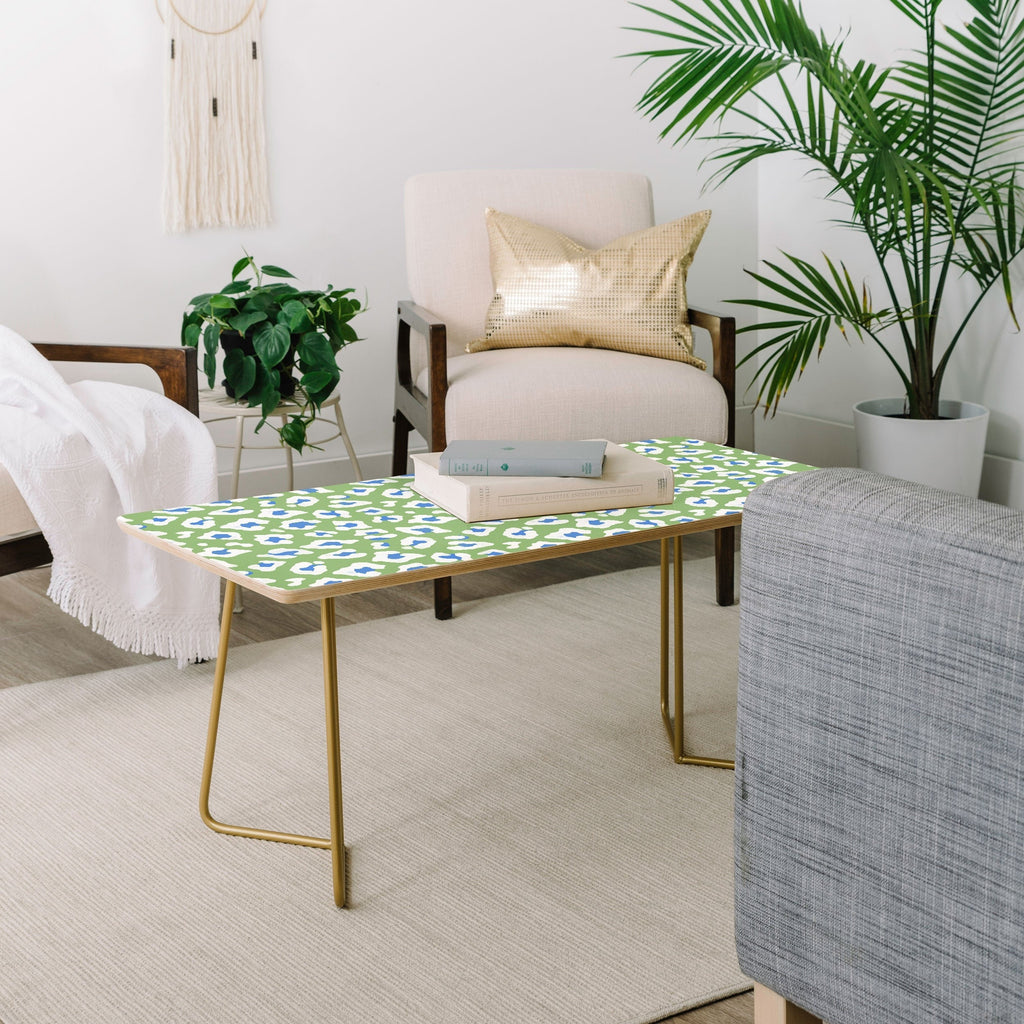 Avenie BR Cheetah Print Coffee Table