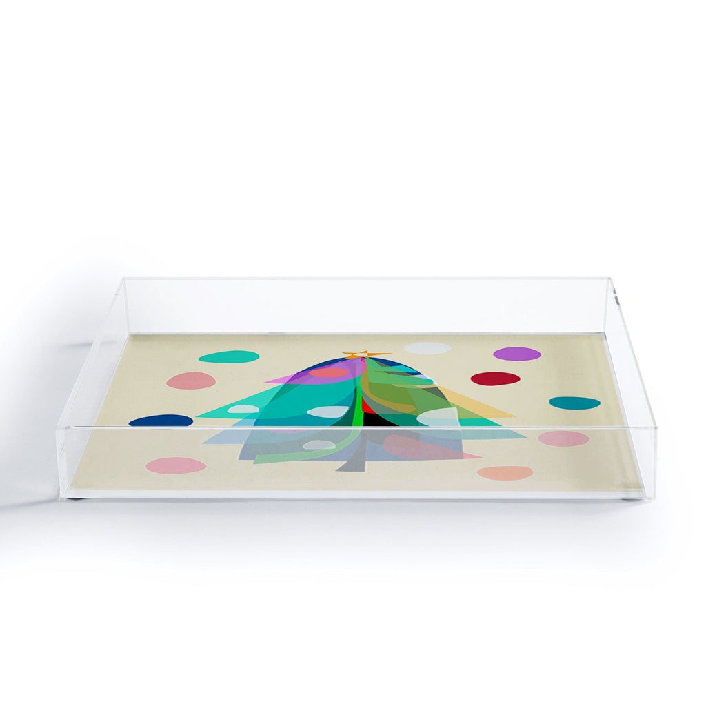 Mirimo Decorated Tree Acrylic Tray