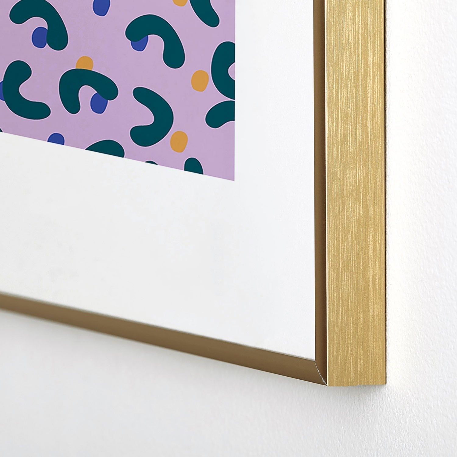 Camilla Foss Pebbles Mix Metal Framed Art Print