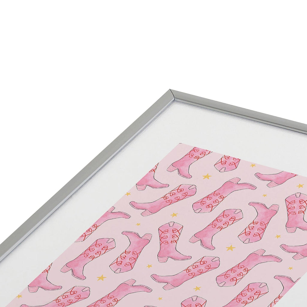 Love_Ryming Stars and Boots Metal Framed Art Print