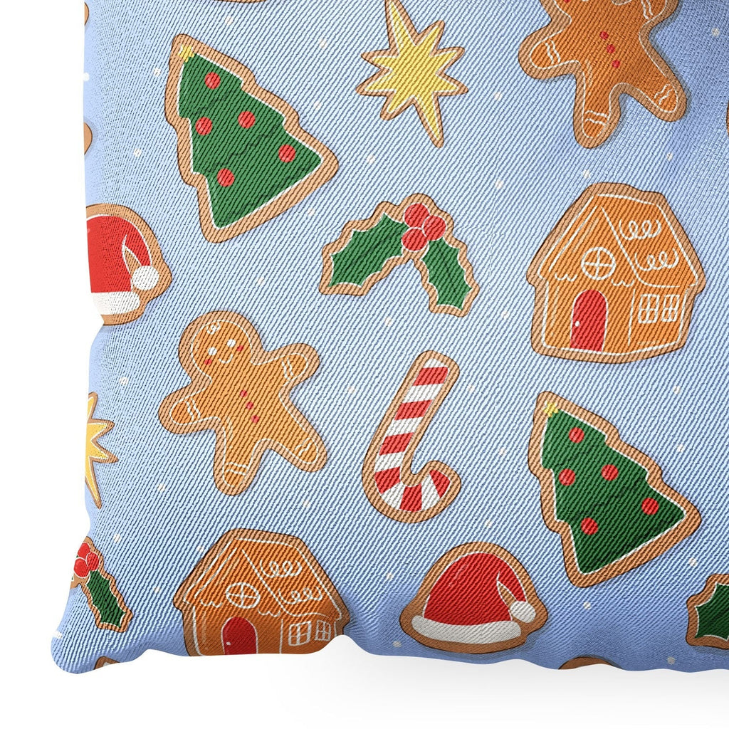 Love_Ryming Christmas Cookies Floor Pillow Square