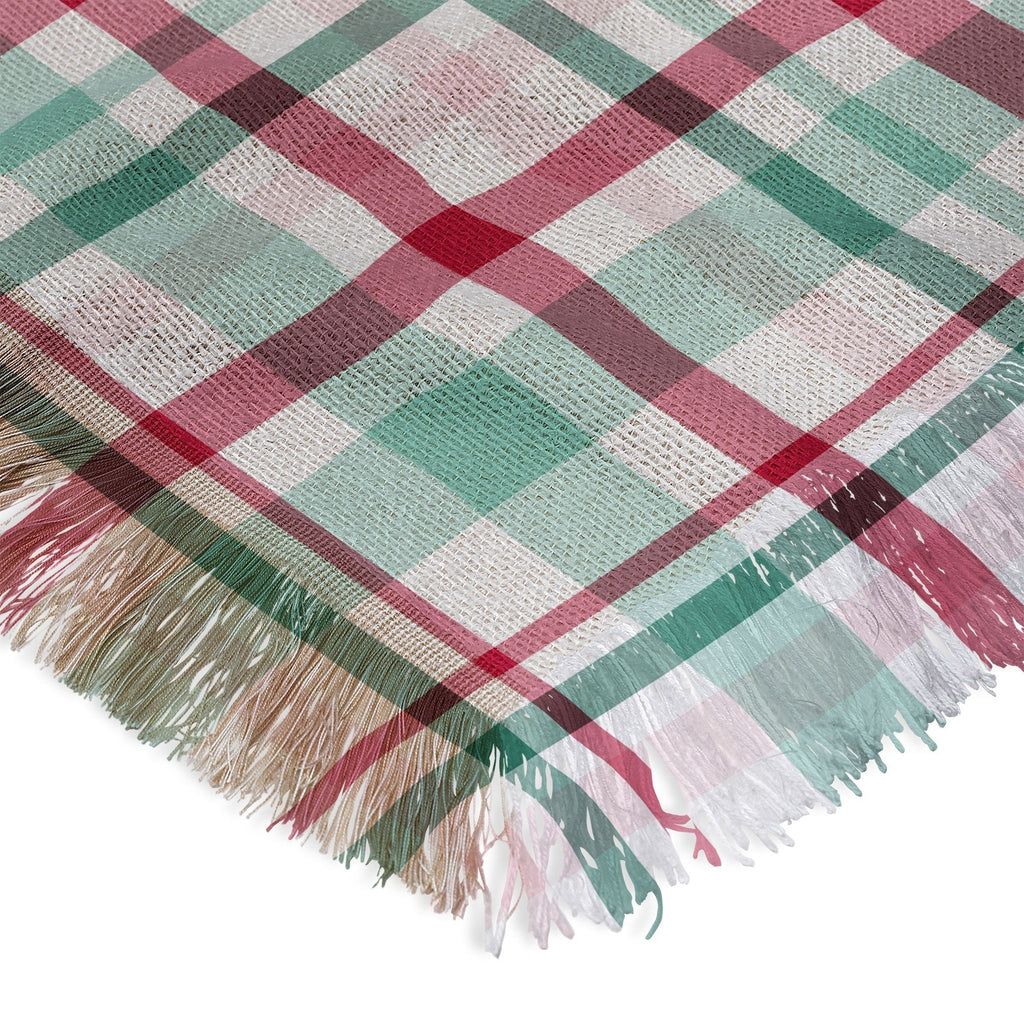 Lisa Argyropoulos Merry Vintage Plaid Throw Blanket