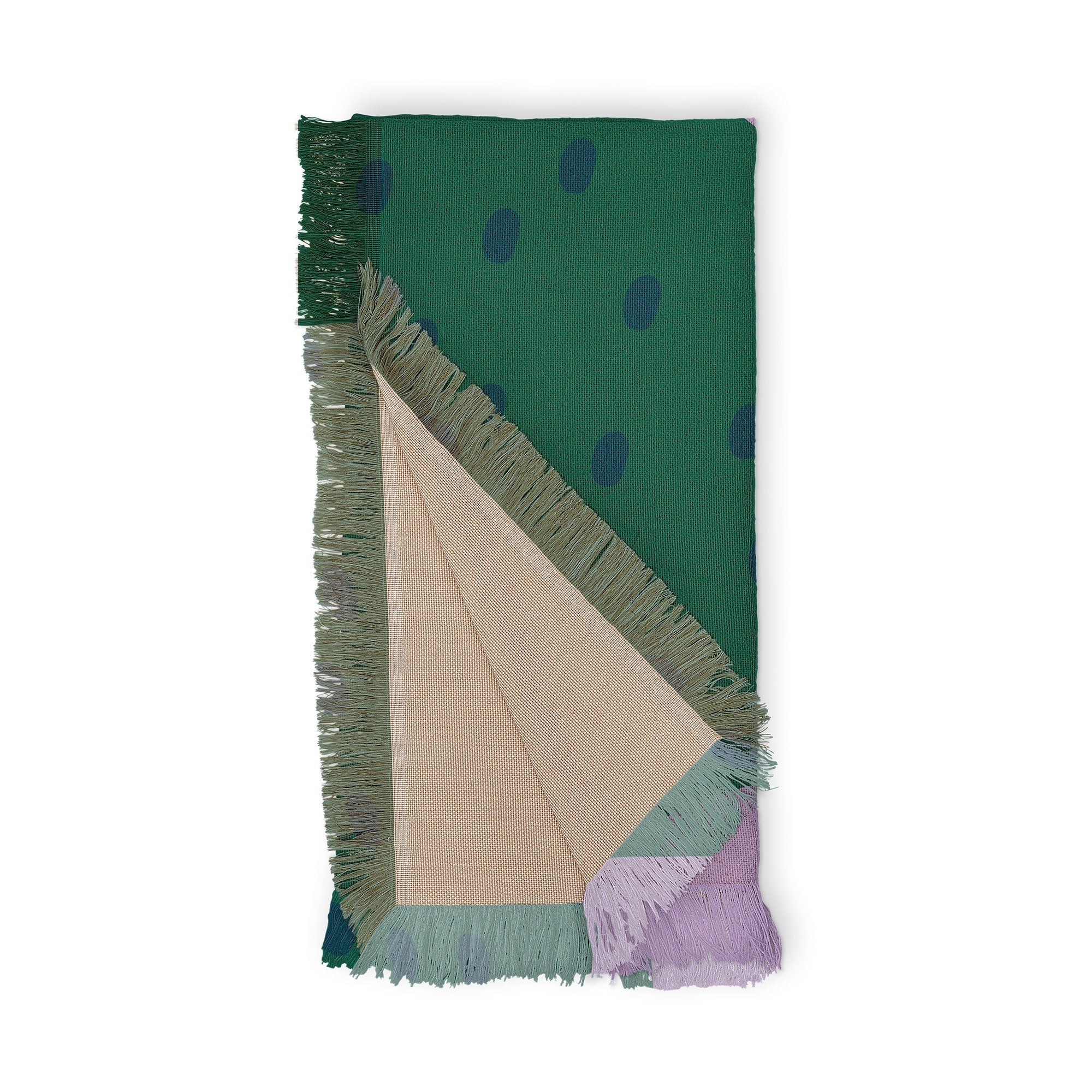 Camilla Foss Pebbles and Rabbit Throw Blanket