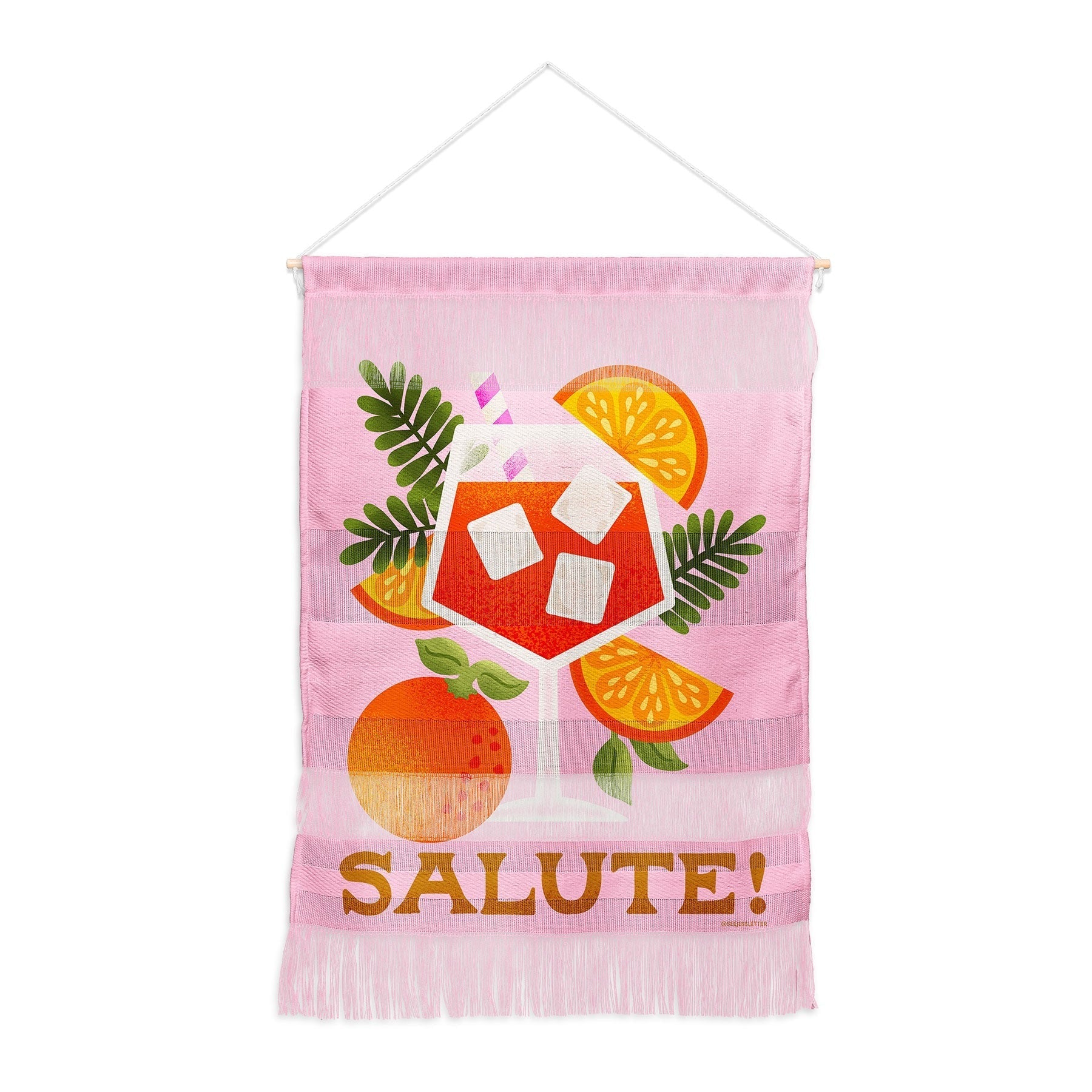 Jessica Molina Orange Spritz Wall Hanging Portrait