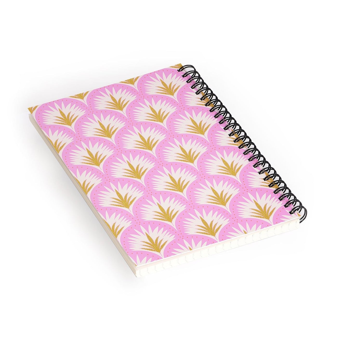 Jennifer Labre Pink Palmetto Spiral Notebook