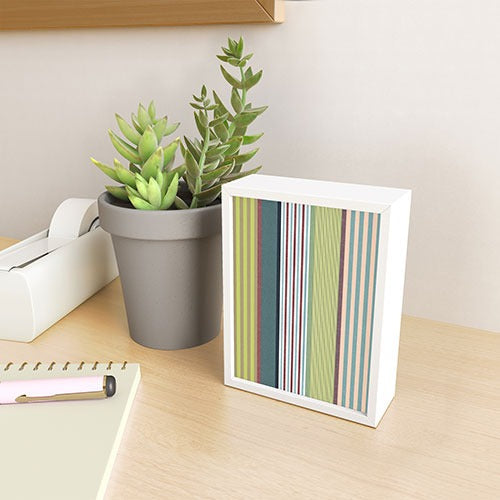 Marta Barragan Camarasa Colorful Stripe Delight Framed Mini Art Print