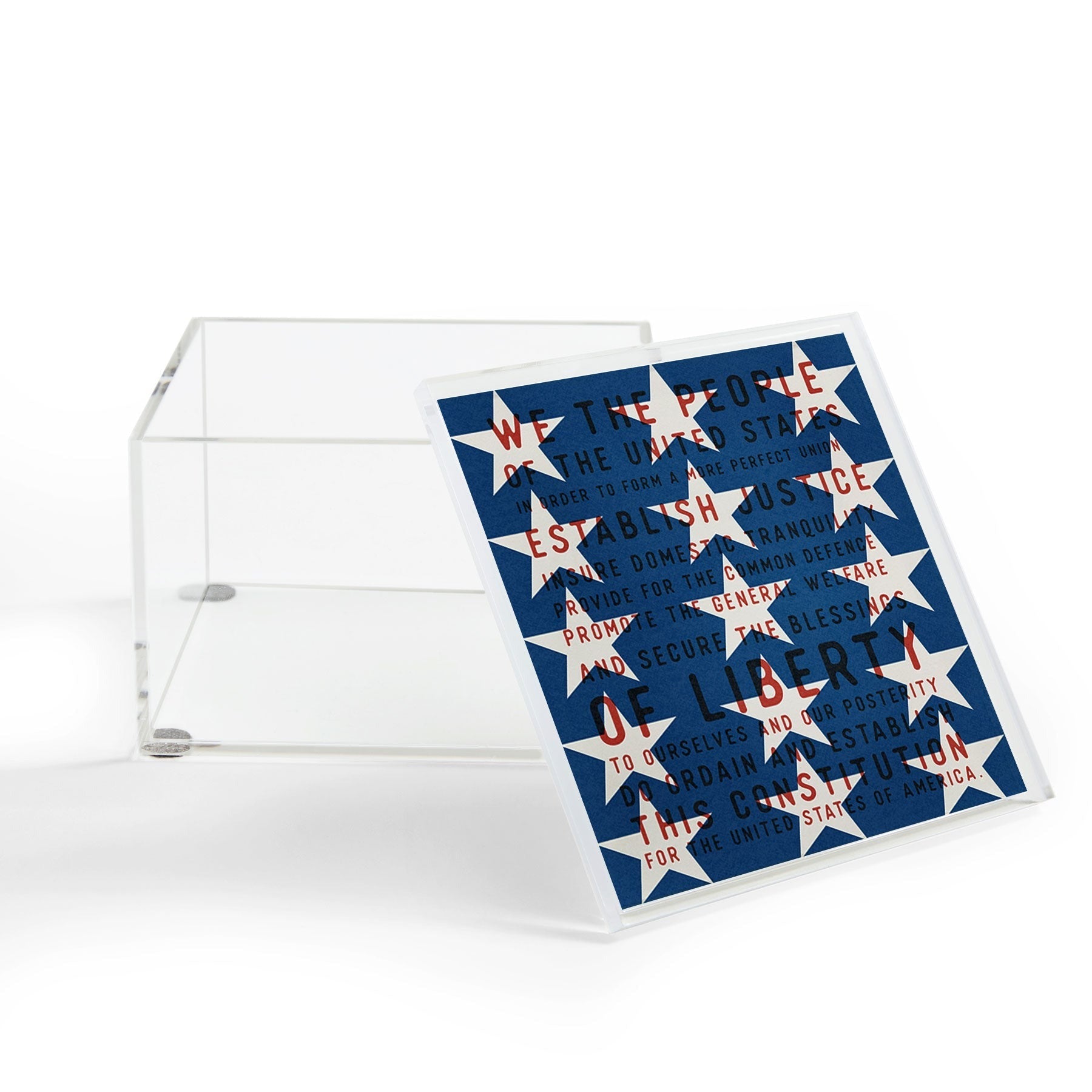 DENY Designs Starred Preamble Acrylic Box
