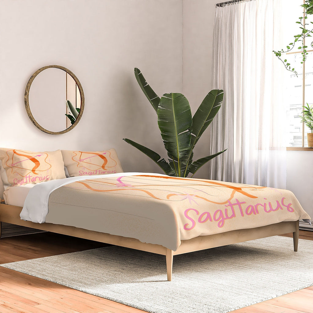 Little Om Zodiac Sign Sagittarius Comforter