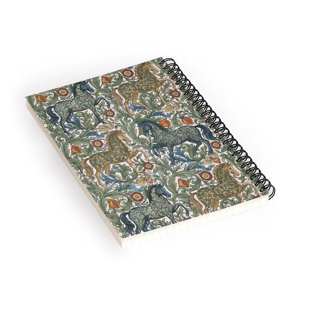 Marta Barragan Camarasa Renaissance Horse Garden Spiral Notebook