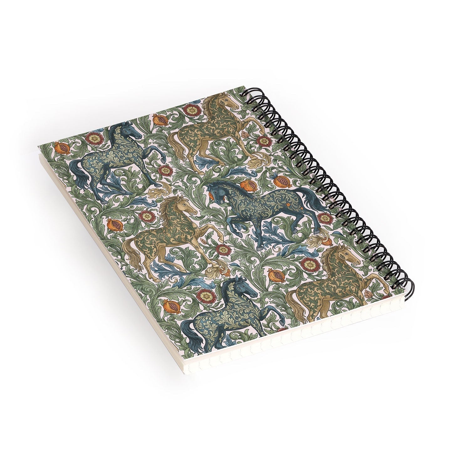 Marta Barragan Camarasa Renaissance Horse Garden Spiral Notebook