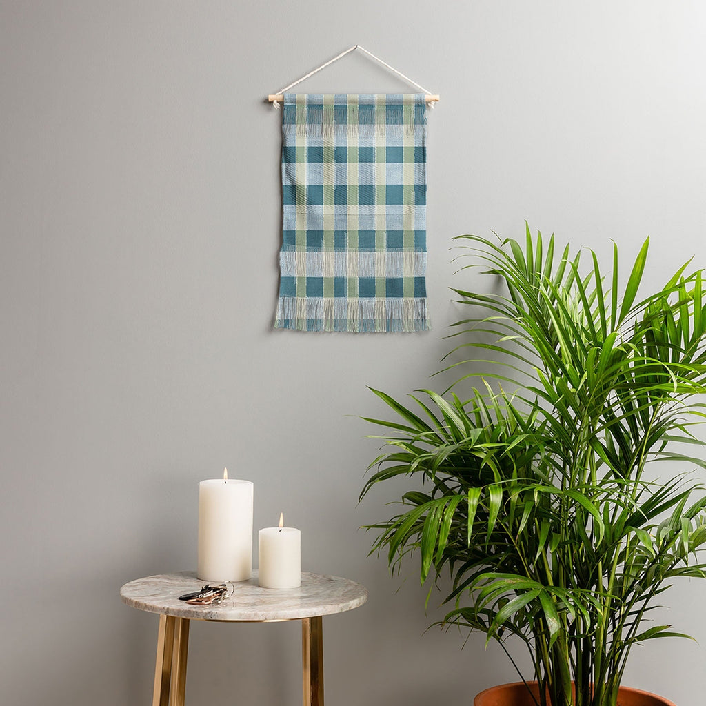 Marta Barragan Camarasa Country Style Checks Wall Hanging Portrait