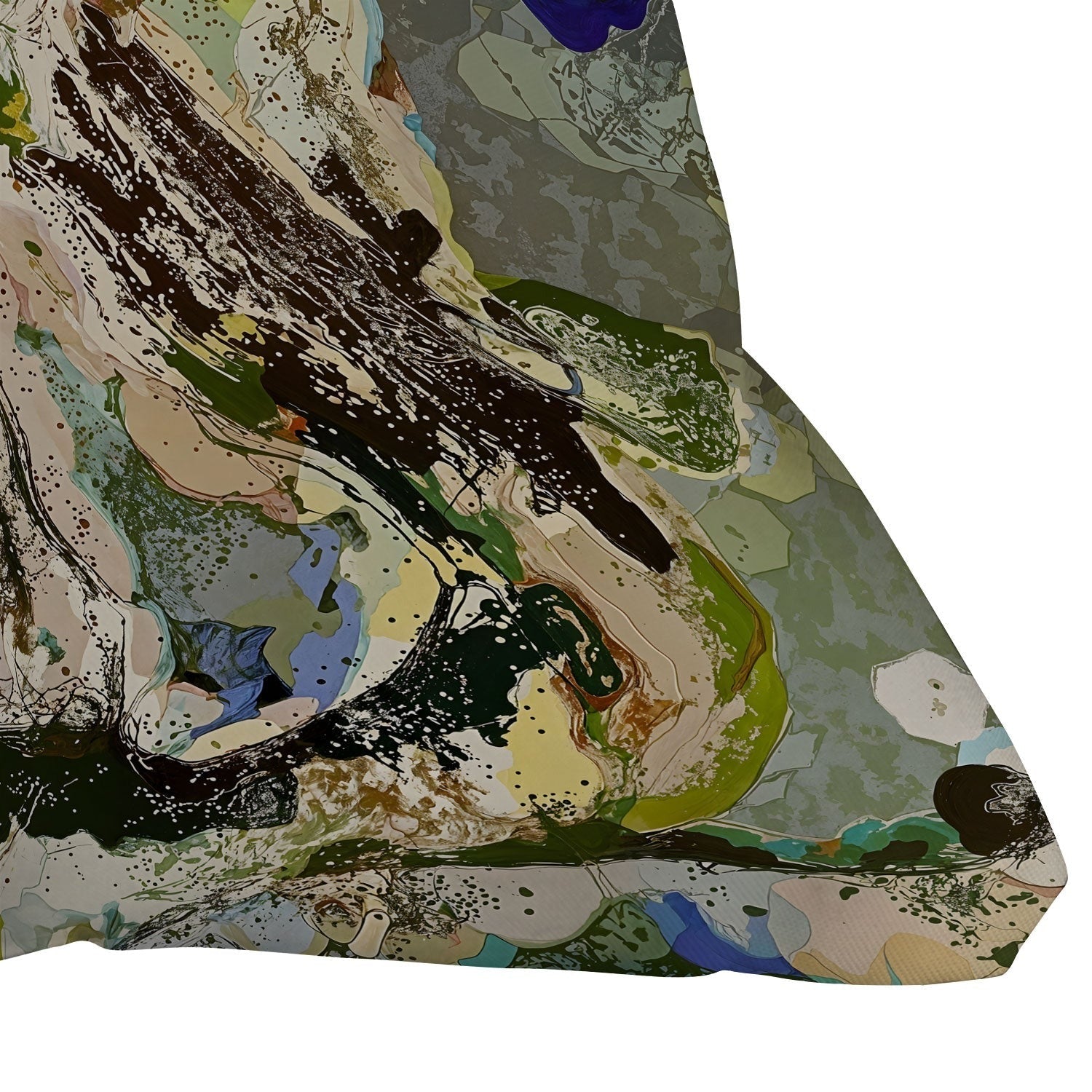 83 Oranges Echoes Beneath the Surface Outdoor Throw Pillow