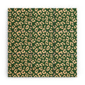 Avenie BR Cheetah Print In Green Wood Wall Mural