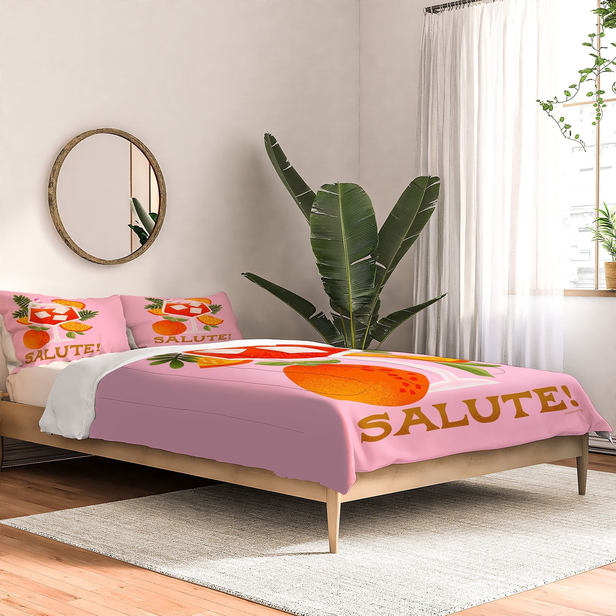 Jessica Molina Orange Spritz Comforter