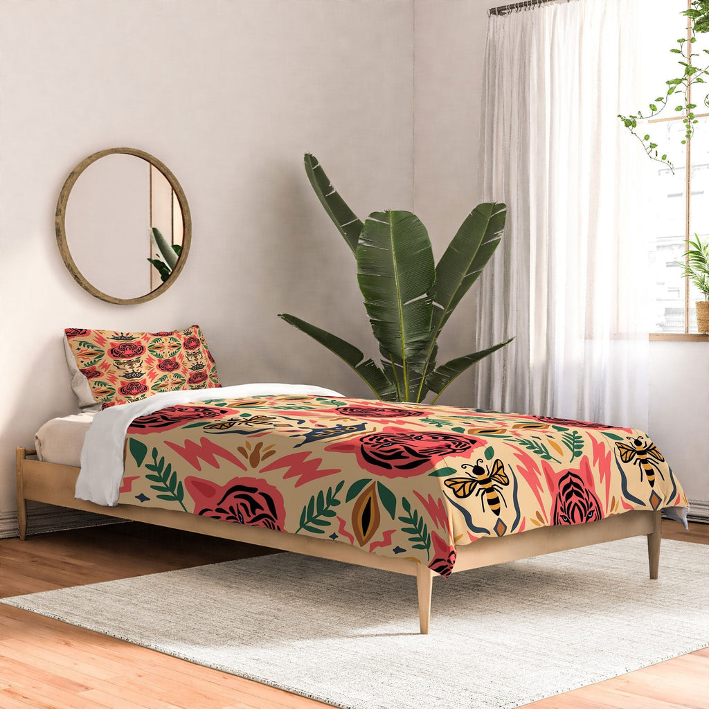 Design by Spark Tigress Queen Bee Comforter