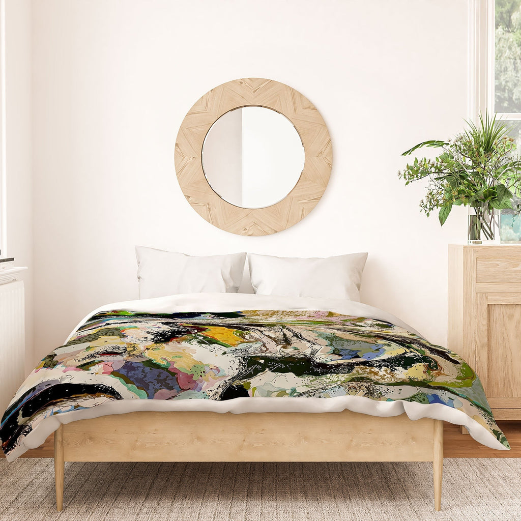 83 Oranges Echoes Beneath the Surface Duvet Cover