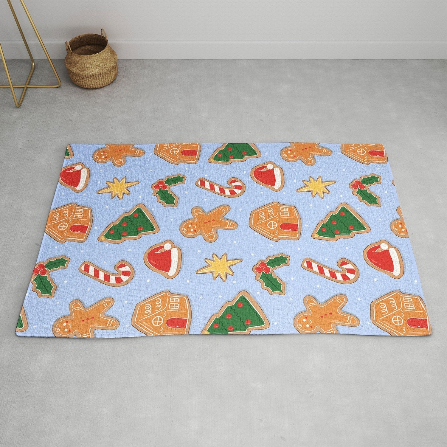 Love_Ryming Christmas Cookies Area Rug
