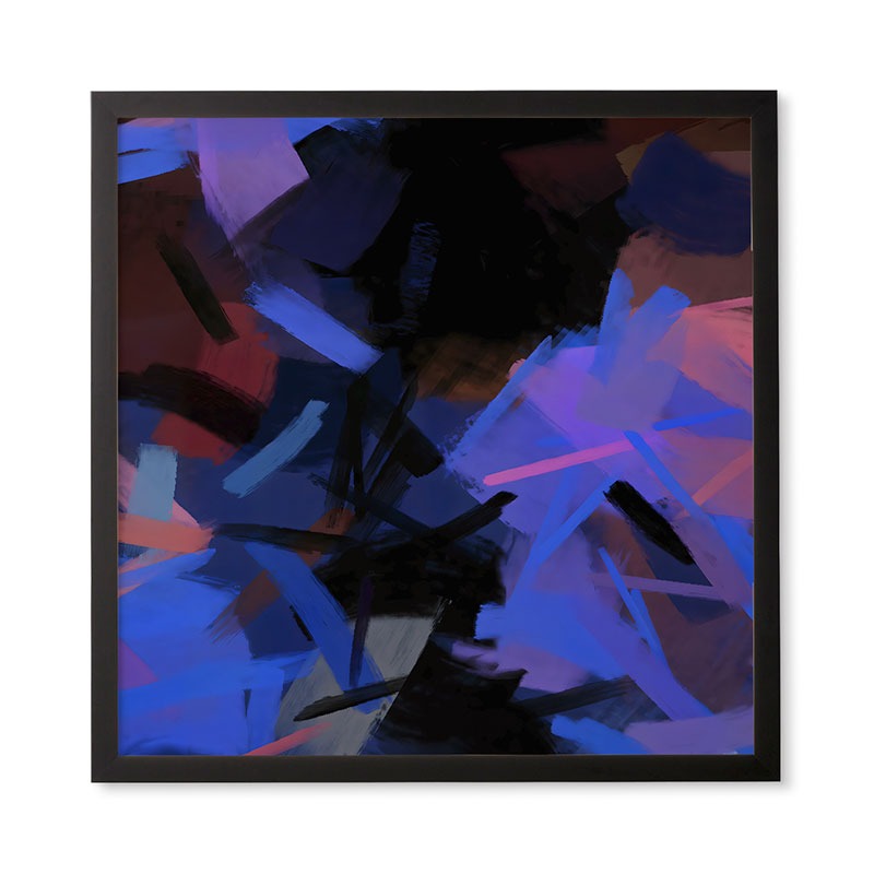 83 Oranges Midnight Sparks Framed Wall Art