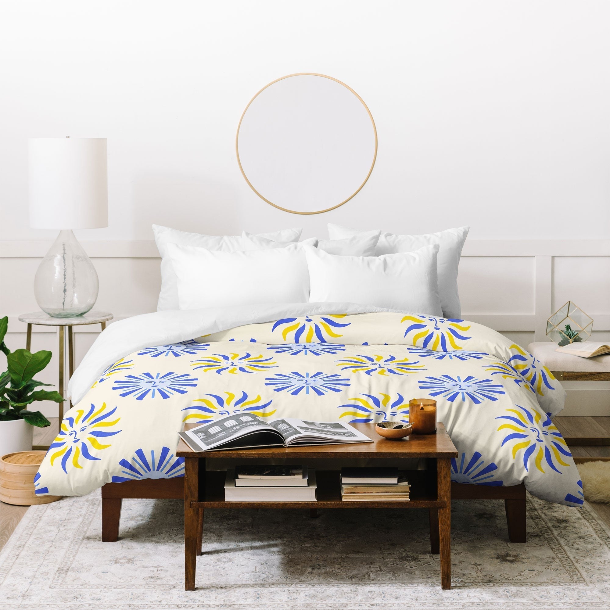 Design by Spark Dolce Vita Radial Sun Flames Duvet Cover