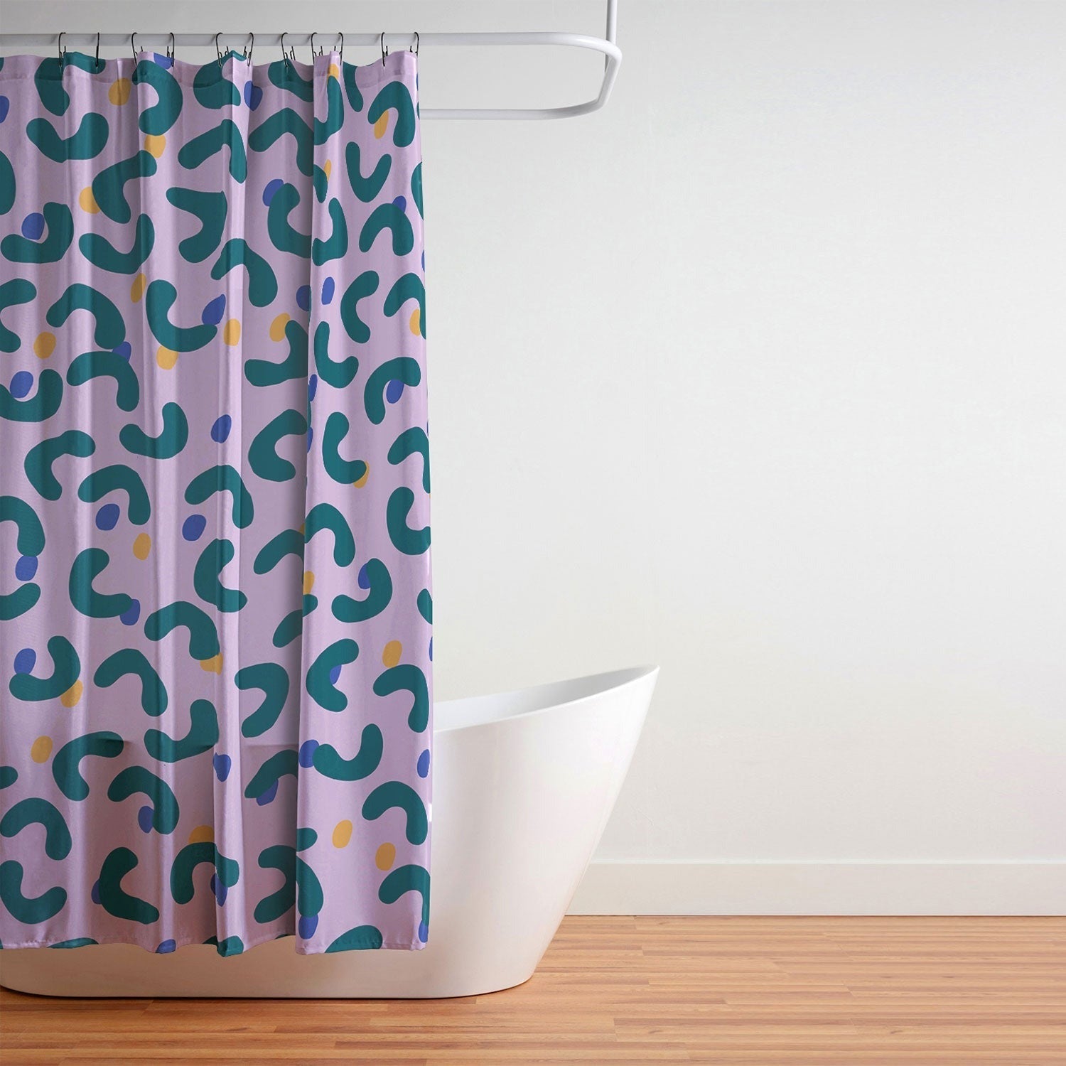 Camilla Foss Pebbles Mix Shower Curtain