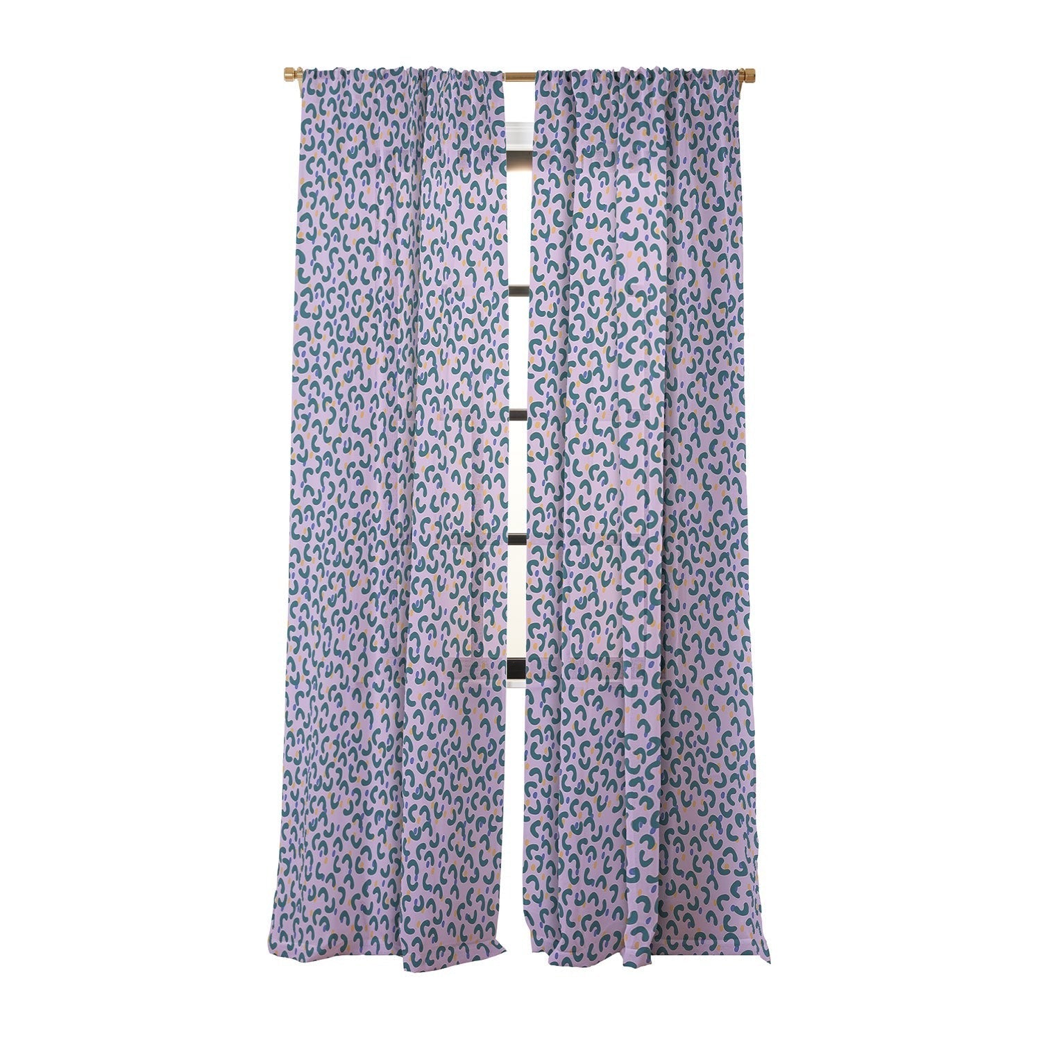 Camilla Foss Pebbles Mix Sheer Window Curtain