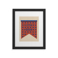 DENY Designs Star Banner Framed Art Print