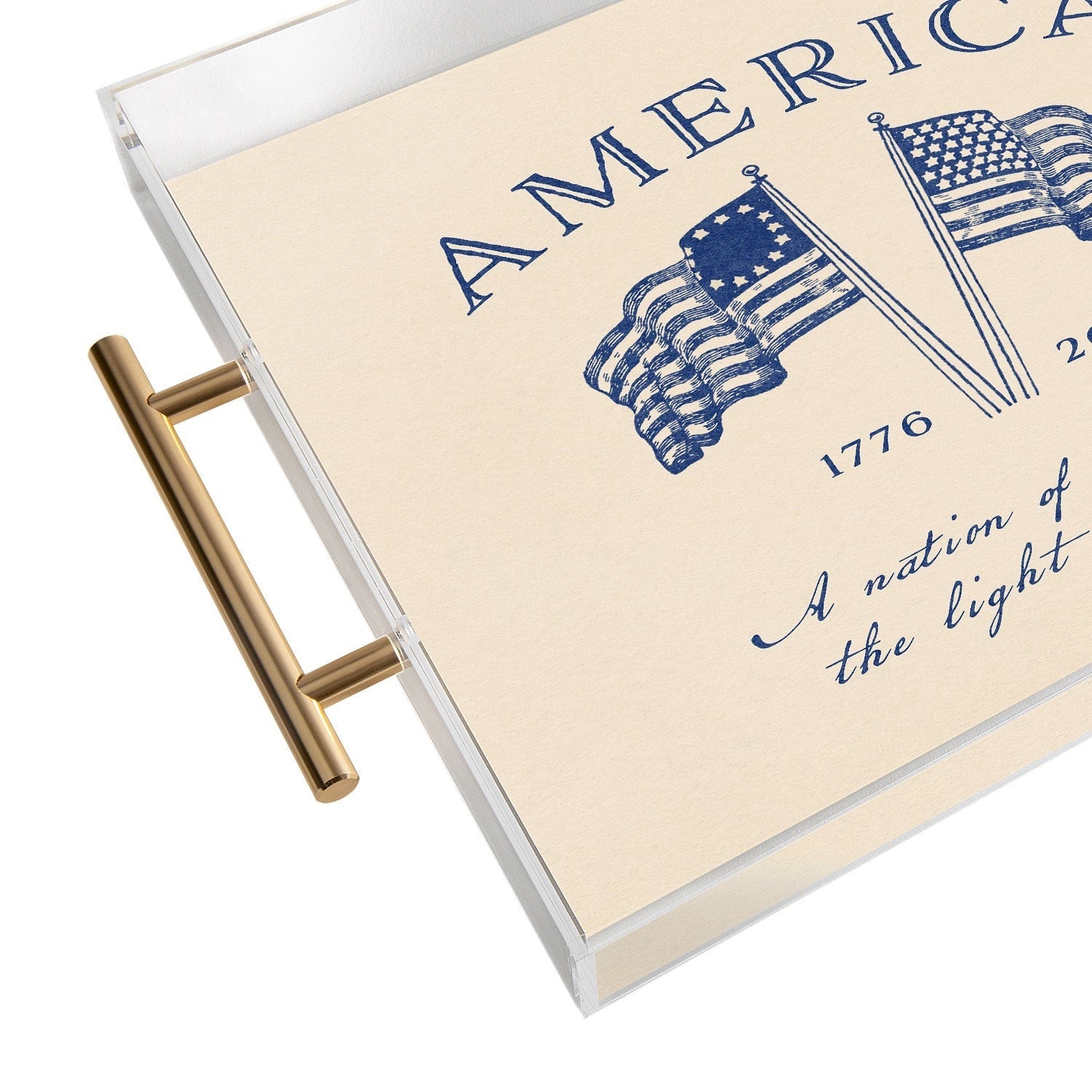 DENY Designs America250 Acrylic Tray