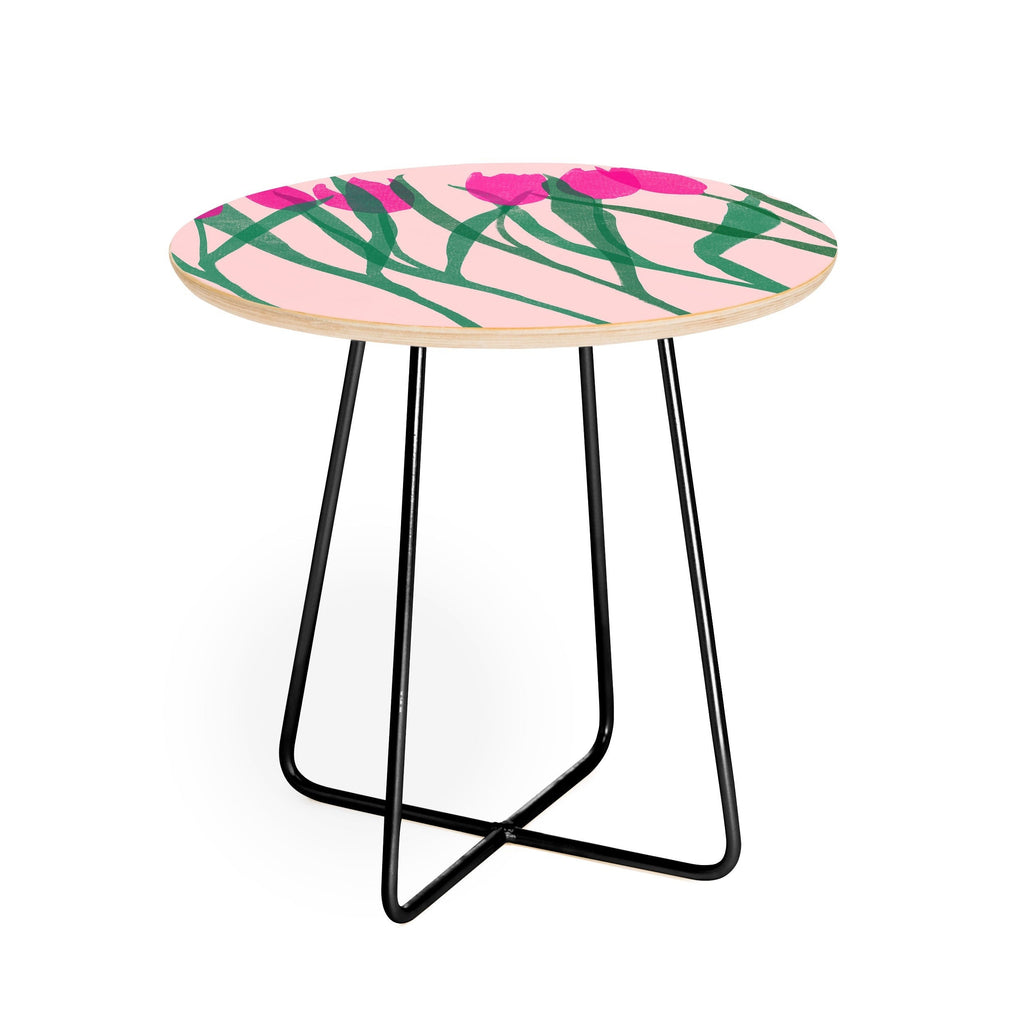 Garima Dhawan tulips 14 Round Side Table