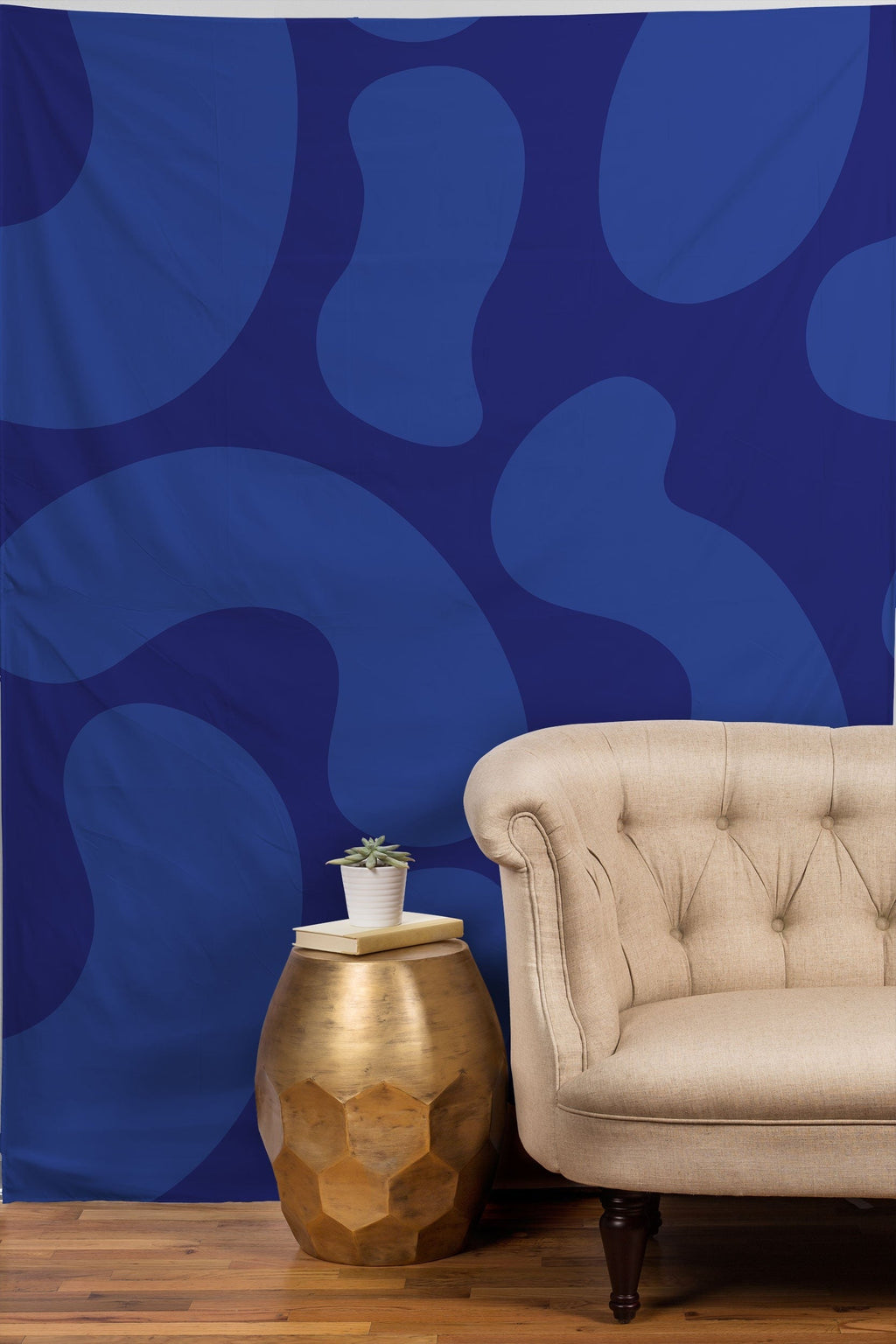 Camilla Foss Blue Pebble Tapestry