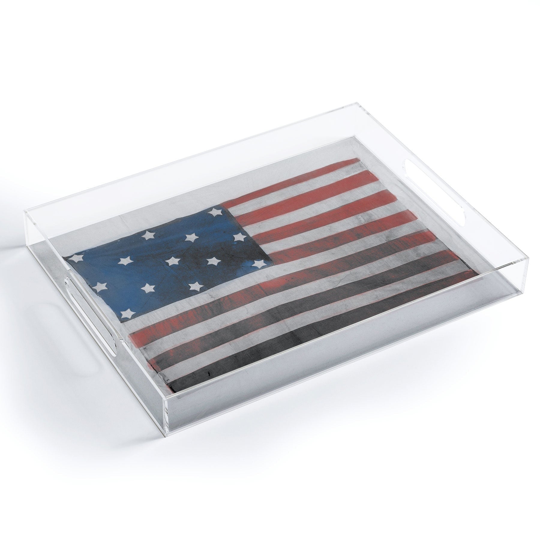DENY Designs Flag Attributed to Elizabeth Schuyler Hamilton Acrylic Tray