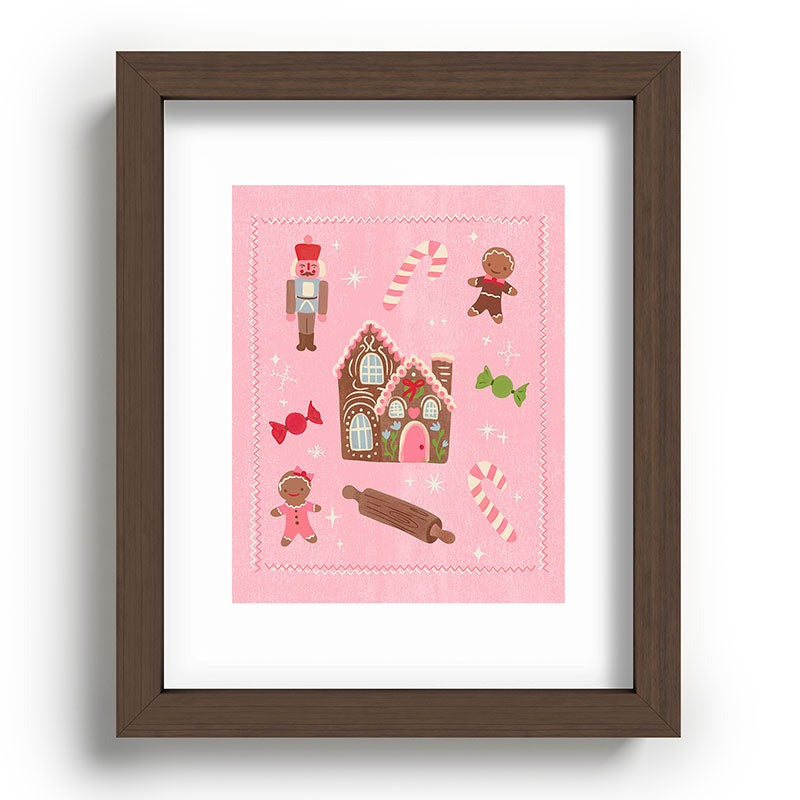 carriecantwell Sweet Christmas Holidays Recessed Framing Rectangle