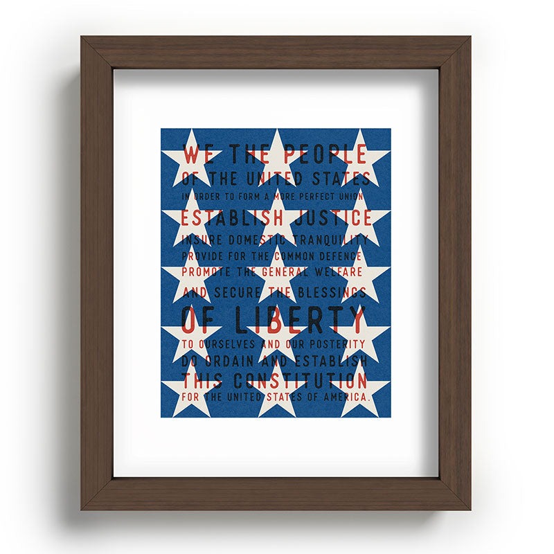 DENY Designs Starred Preamble Recessed Framing Rectangle