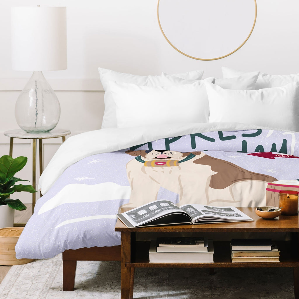 Design by Spark St Bernard Apres All Day Duvet Cover