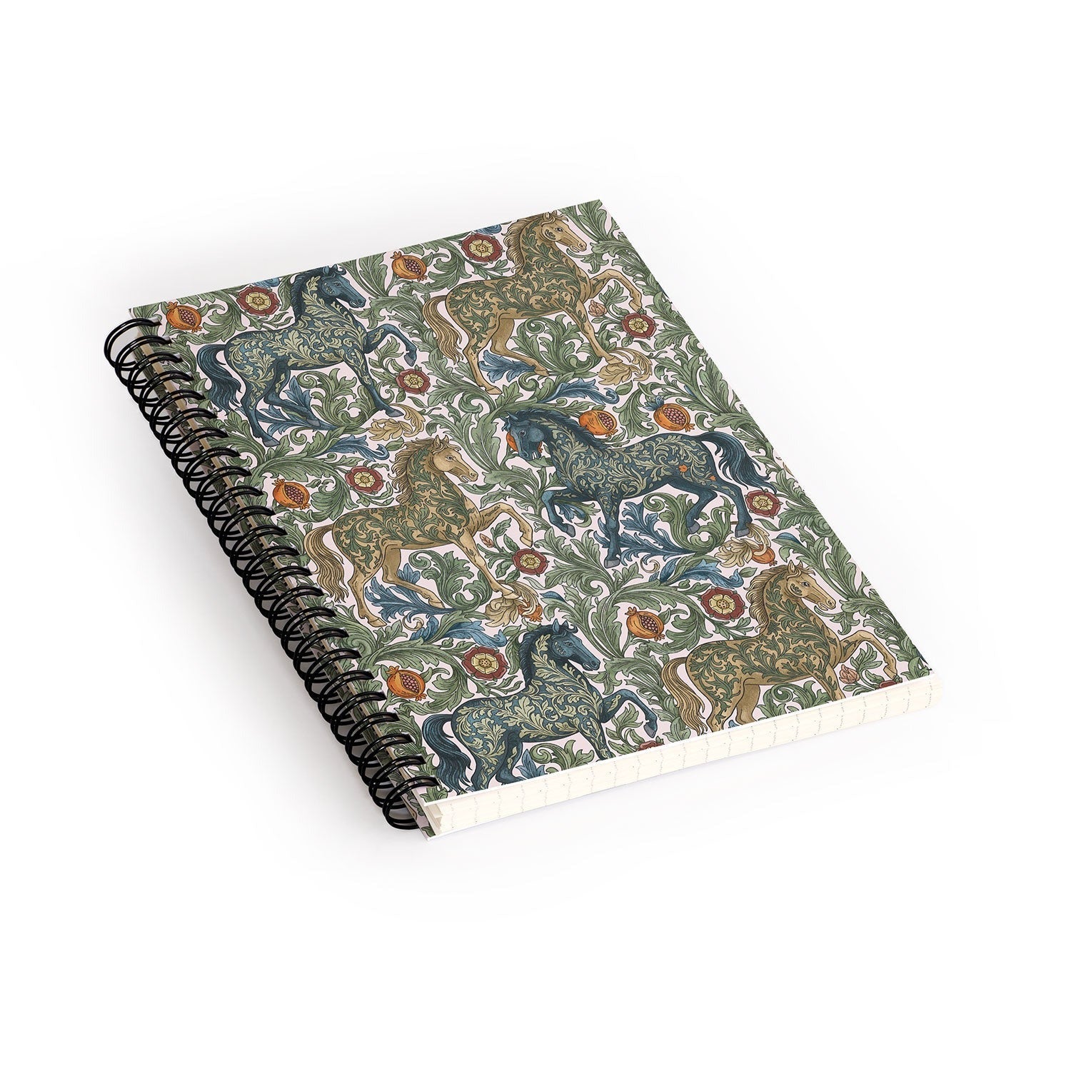 Marta Barragan Camarasa Renaissance Horse Garden Spiral Notebook