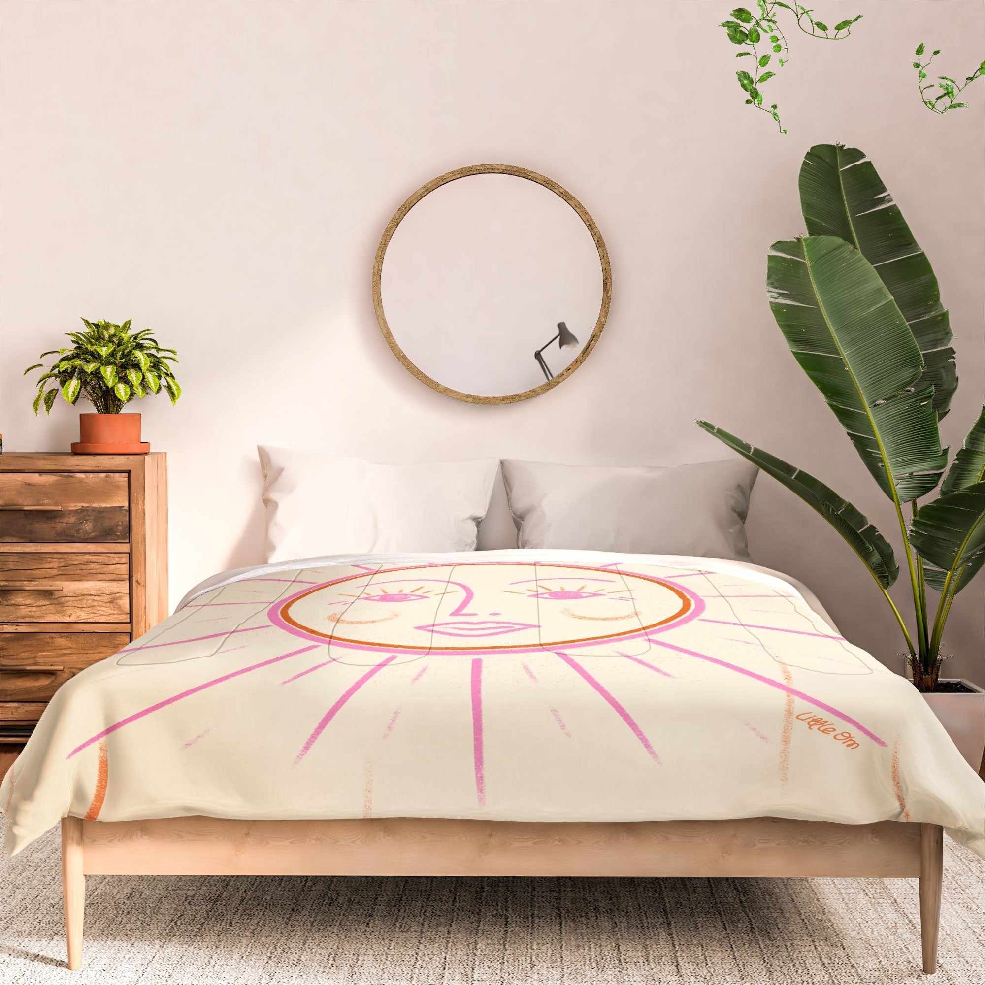 Little Om Celestial Sun cream Comforter