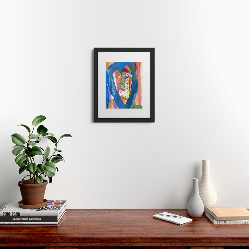Natalie Baca Lucky in Love Framed Art Print