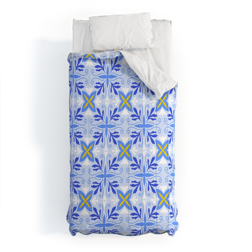 Design by Spark Dolce Vita Flourish Tile Comforter