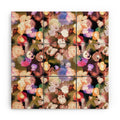 Ninola Design Botanic Retreat Ombre Abstract Watercolor Flowers Pink gold Wood Wall Mural