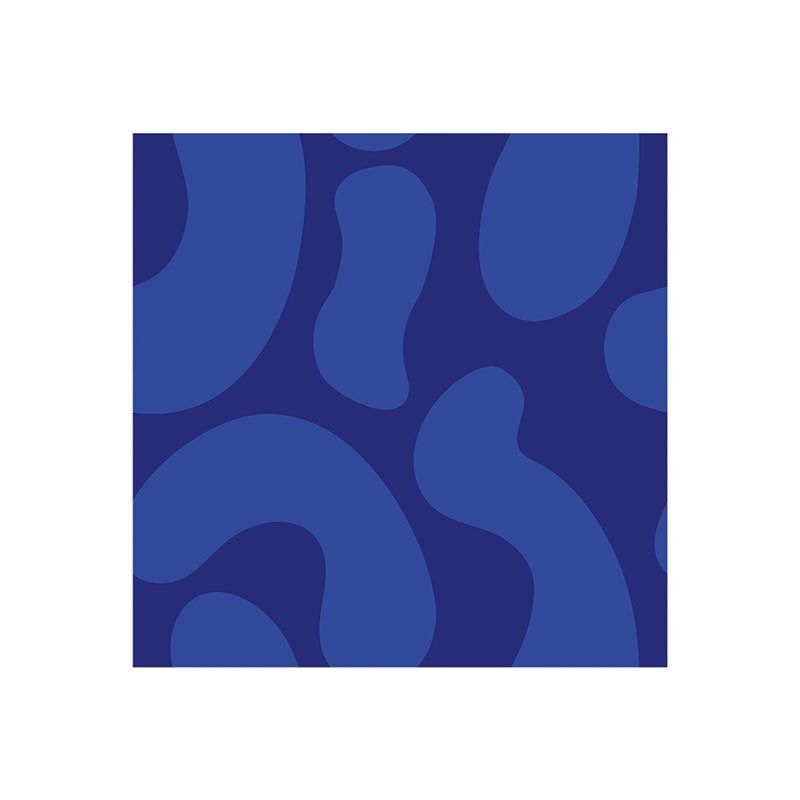 Camilla Foss Blue Pebble Art Print