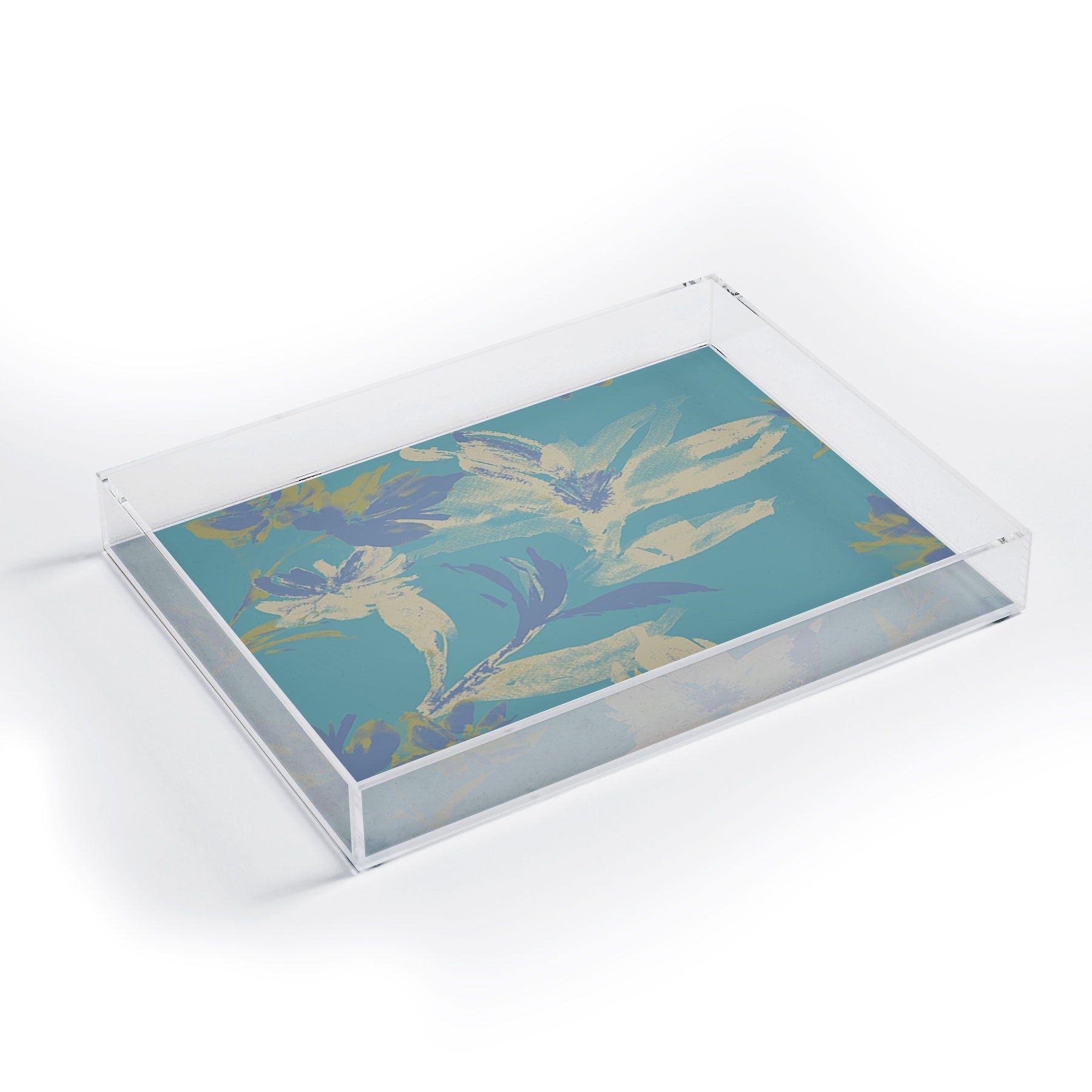 Gabriela Fuente Emma Blue Acrylic Tray