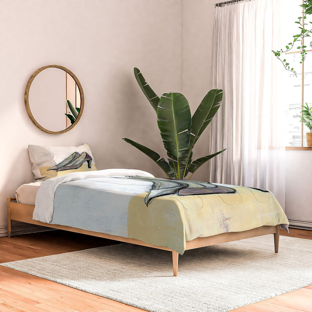 Sophia Buddenhagen Grey Stiletto Comforter