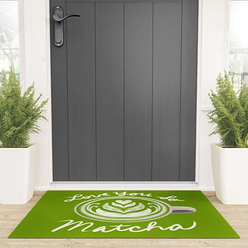 Design by Spark Love You So Matcha Welcome Mat