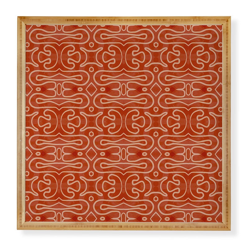 Mirimo Venexiana Burnt Orange Framed Wall Art