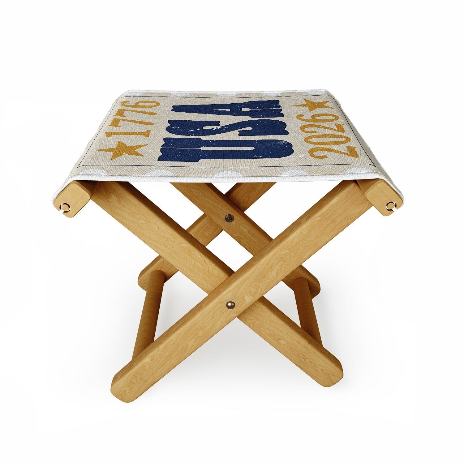 DENY Designs USA Stamp Folding Stool